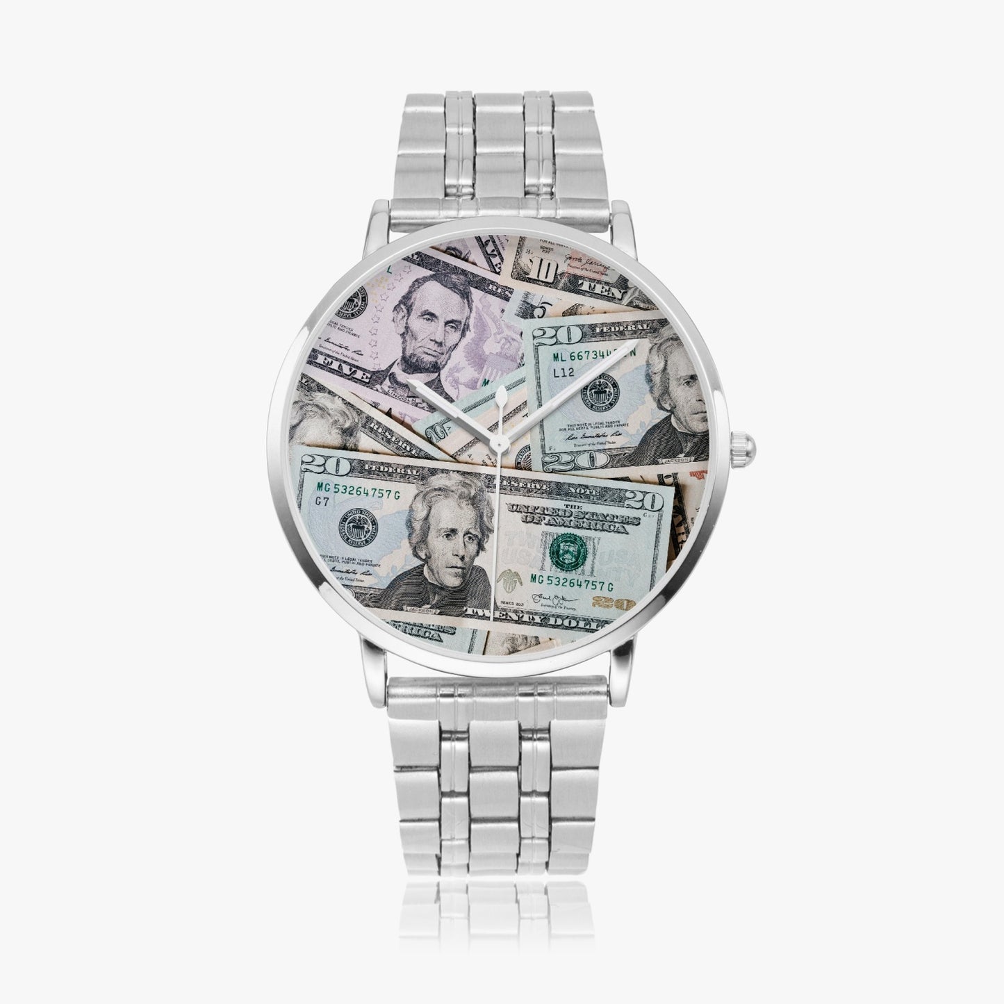 Instafamous Steel Strap Quartz watch