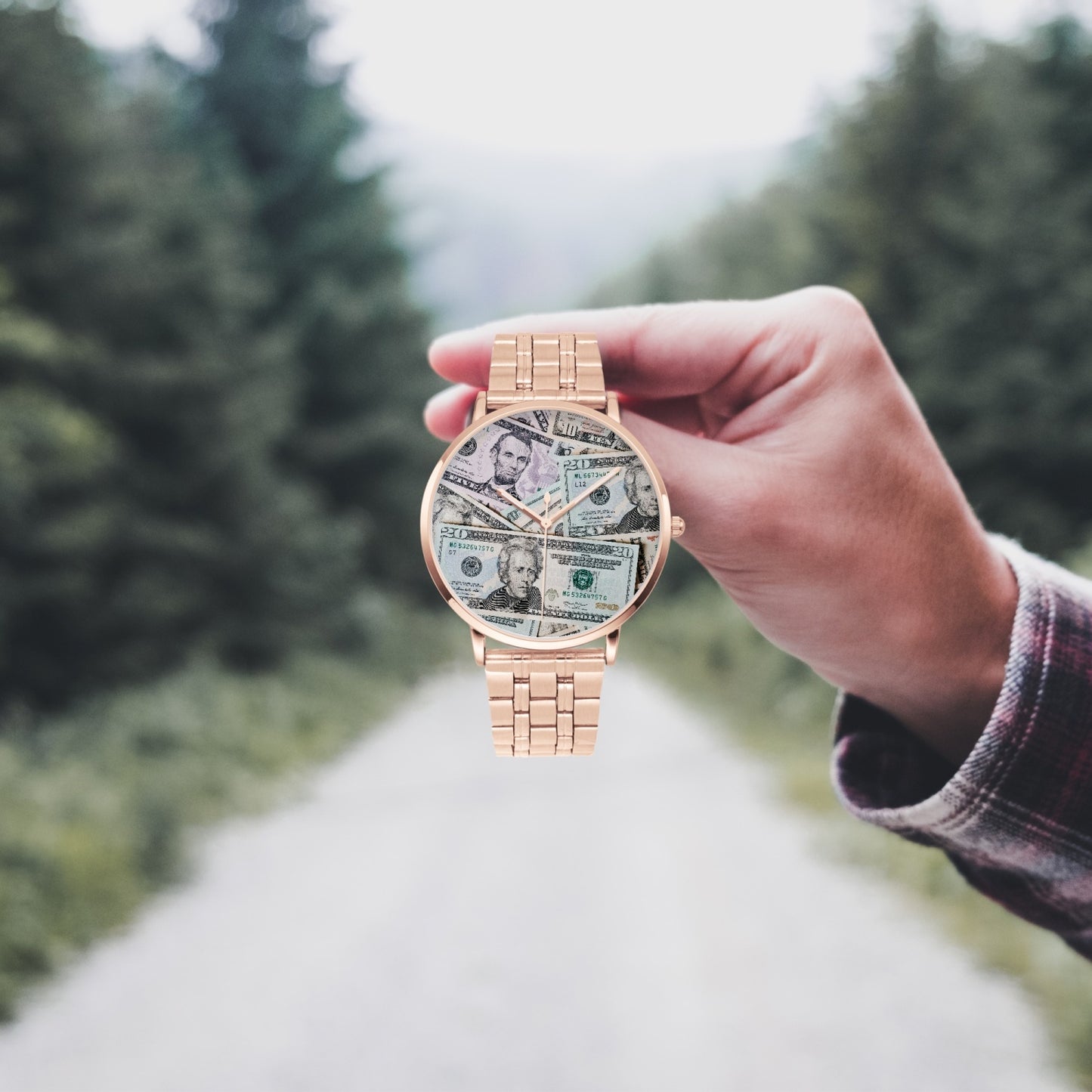 Instafamous Steel Strap Quartz watch