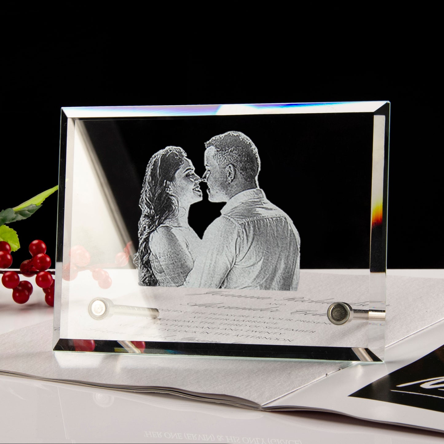 3D Engraving Crystal Photo Frame