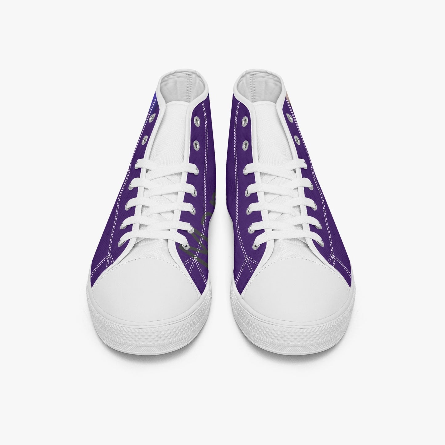 Light Adult High-Top Canvas Shoes