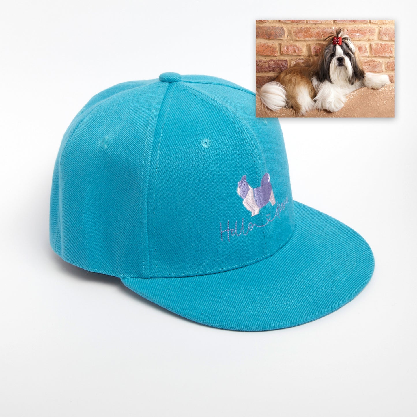 Embroidered Flat Baseball Cap