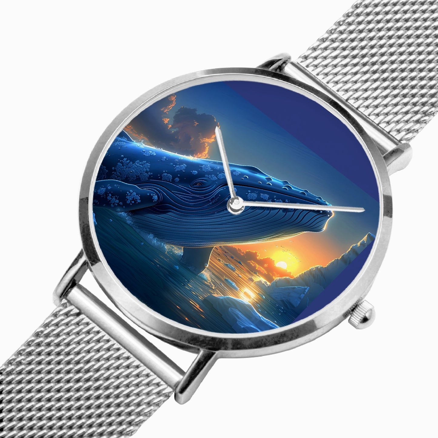 Fashion Ultra-thin Stainless Steel Quartz Watch