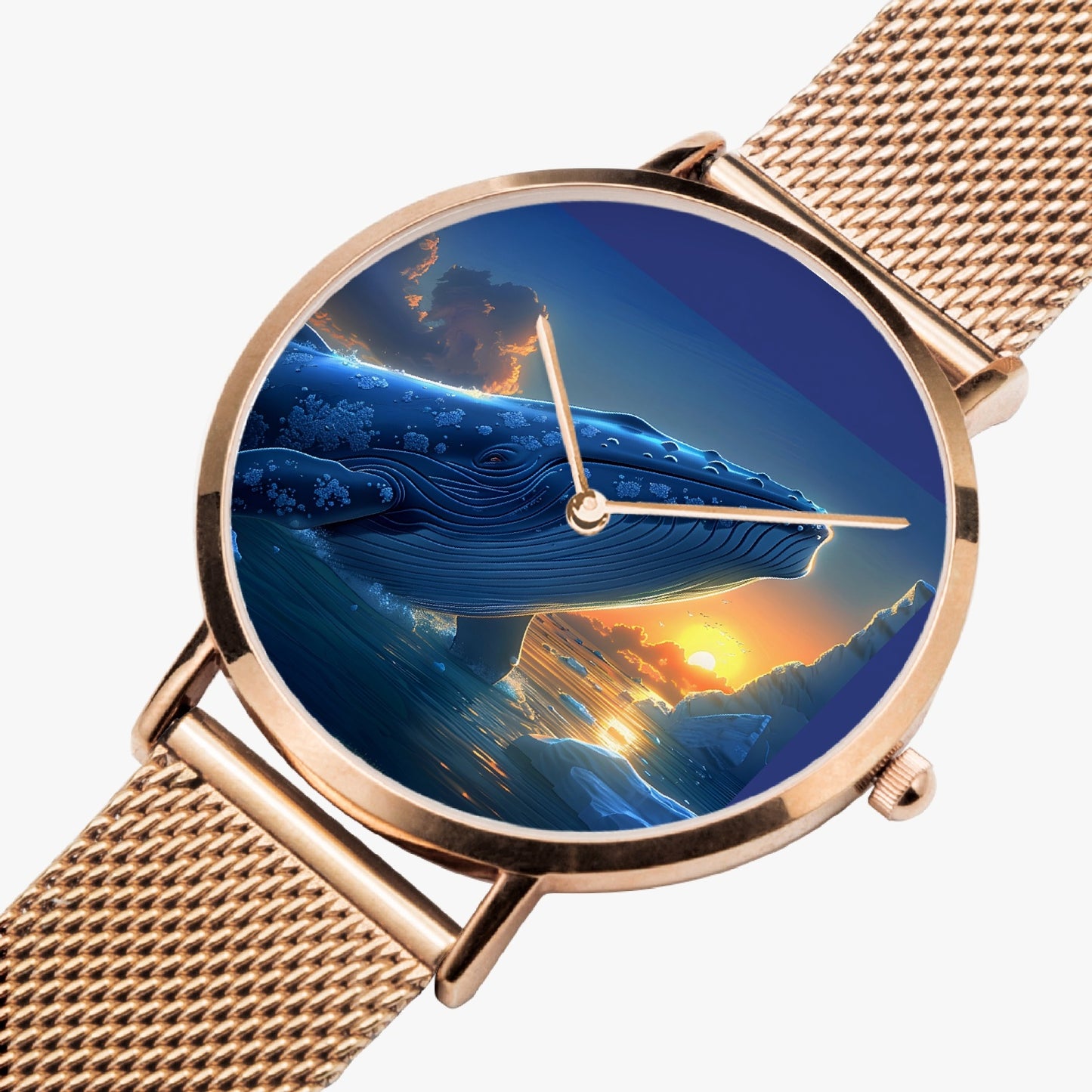 Fashion Ultra-thin Stainless Steel Quartz Watch