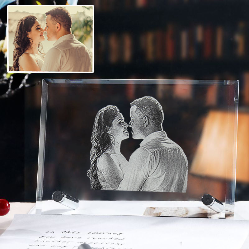 3D Engraving Crystal Photo Frame