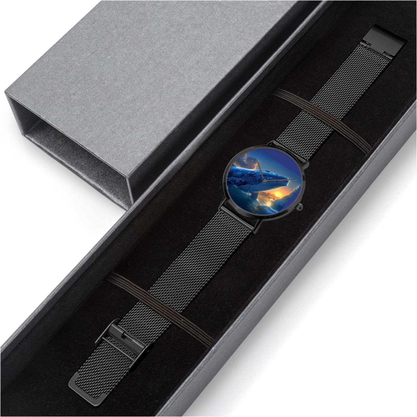 Fashion Ultra-thin Stainless Steel Quartz Watch