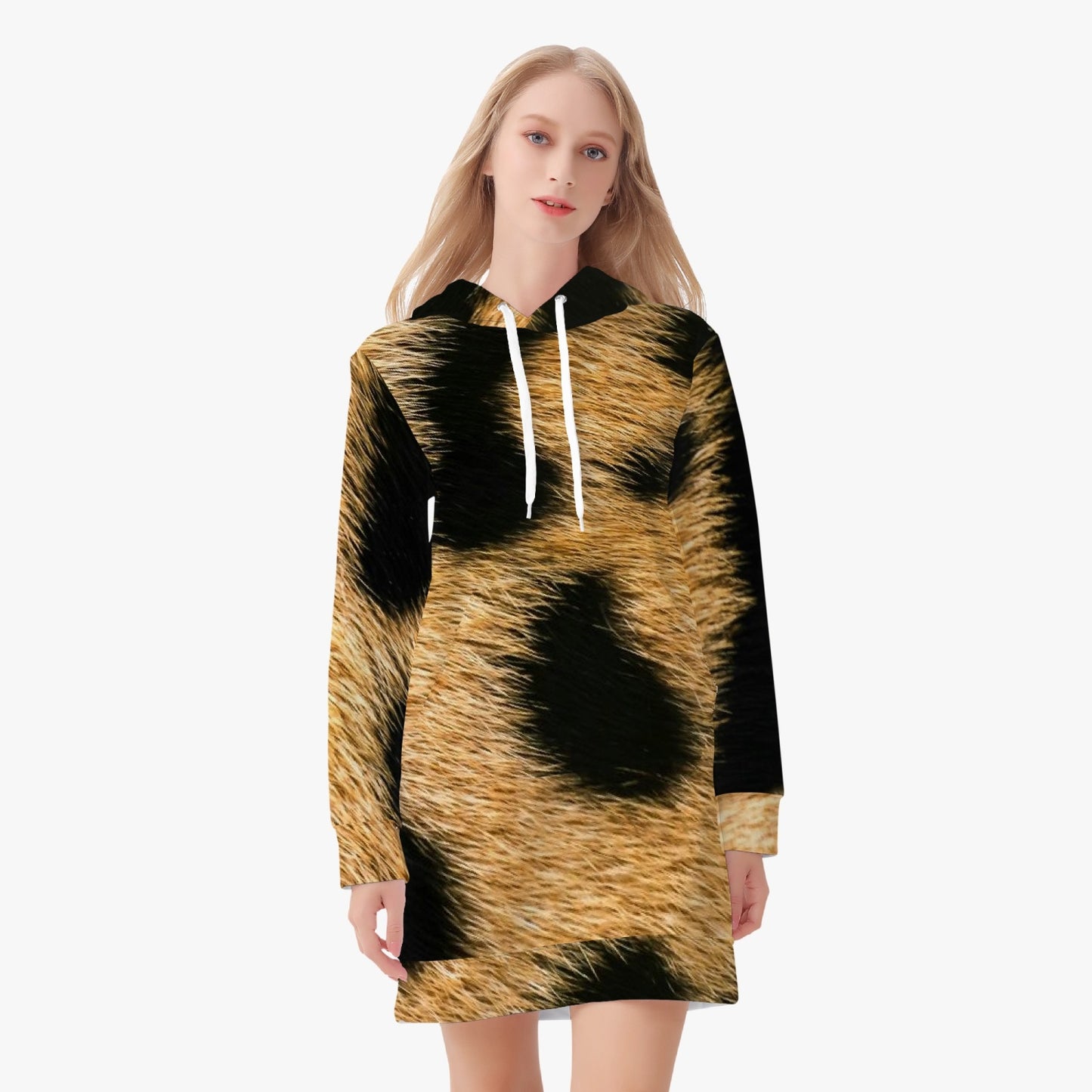 Mary's Collection Women's AOP Hoodie Dress