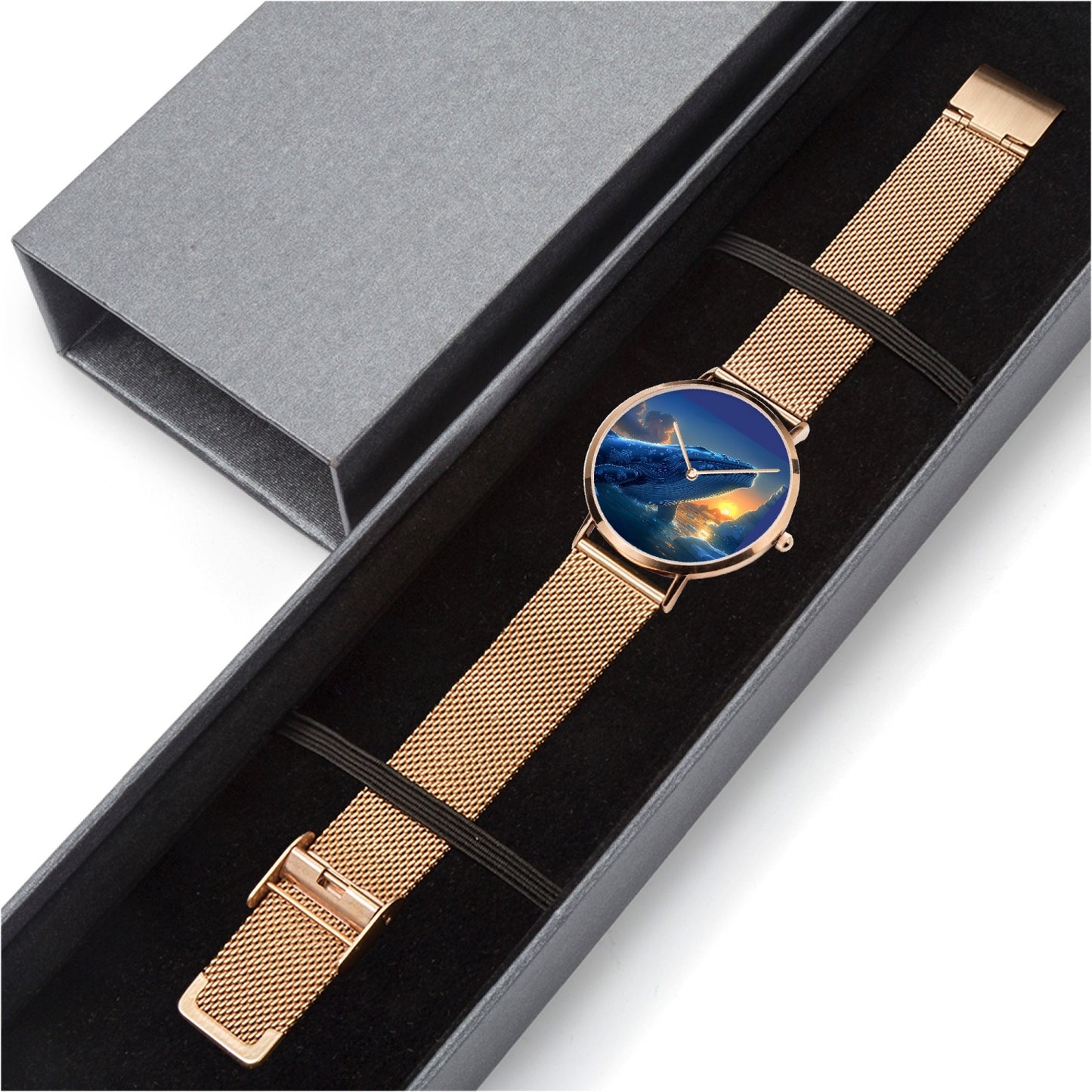 Fashion Ultra-thin Stainless Steel Quartz Watch