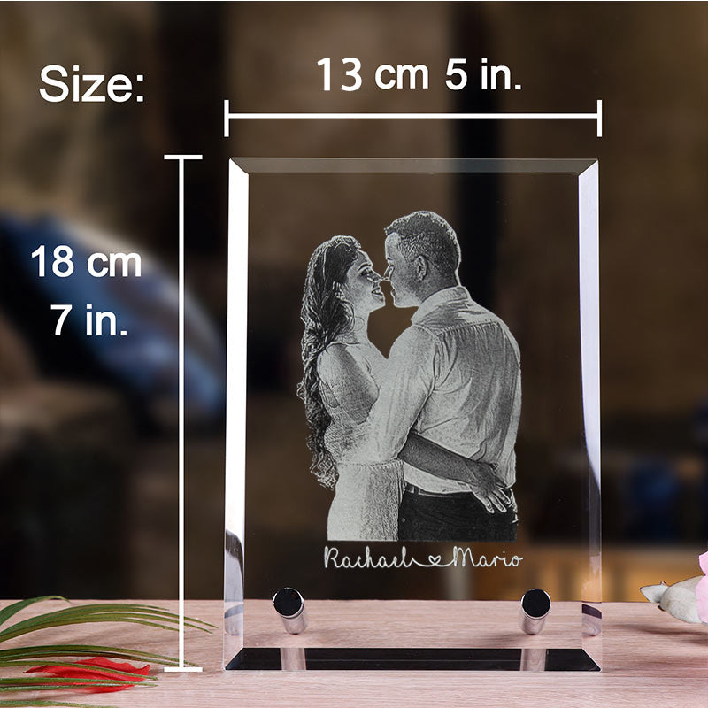 3D Engraving Crystal Photo Frame