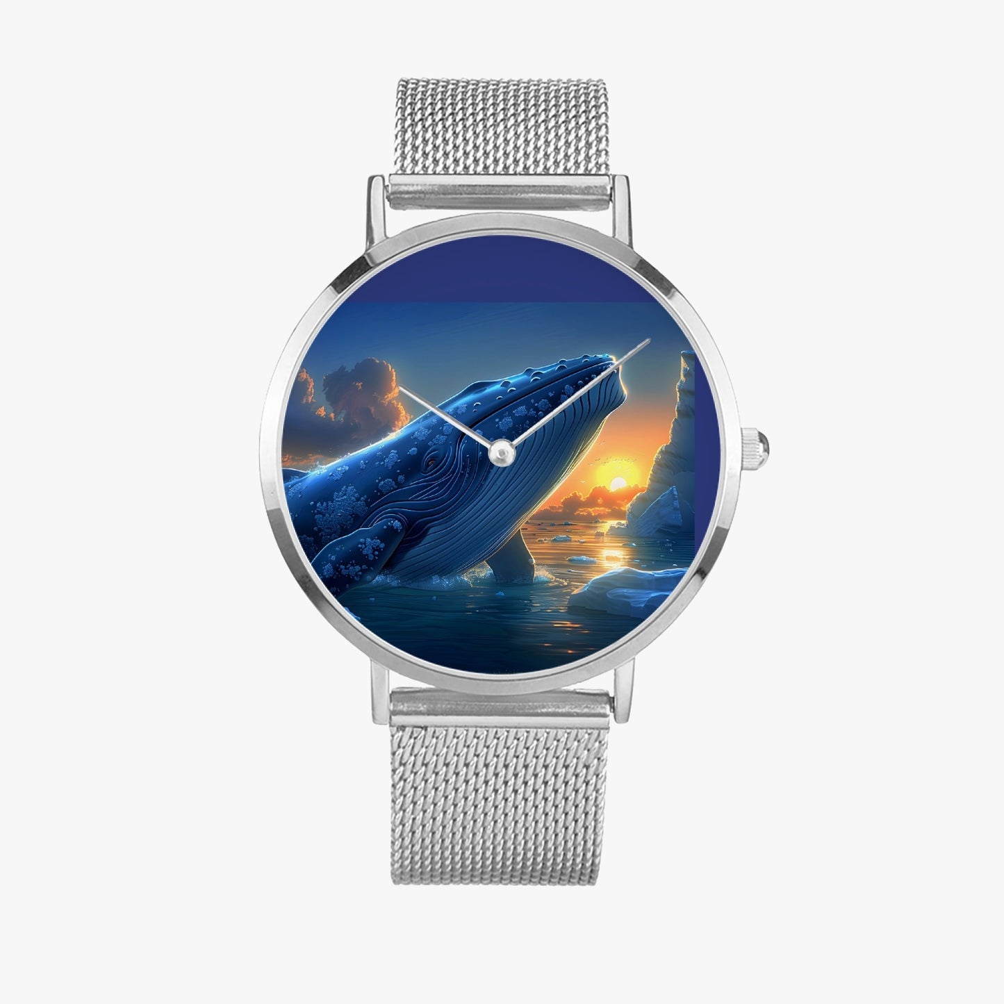 Fashion Ultra-thin Stainless Steel Quartz Watch